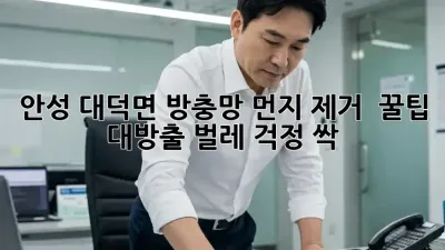 안성 대덕면 방충망 먼지 제거 ✨ 꿀팁 대방출! 벌레 걱정 싹~ 🐛🚫